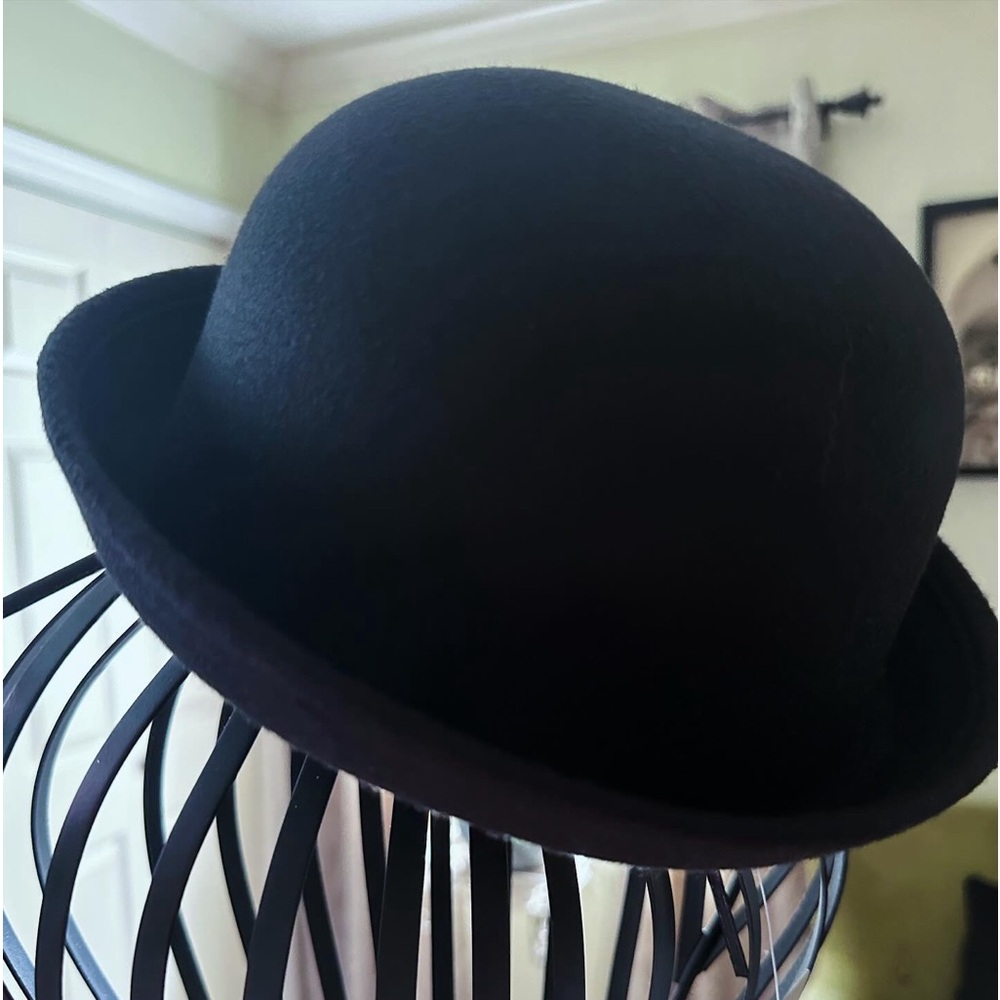 Elegant Black Bowler Hat